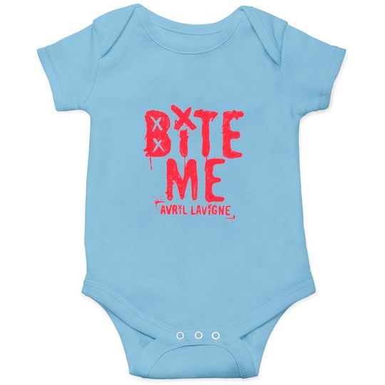 Avril Lavigne Merch Bite Me Classic Onesies