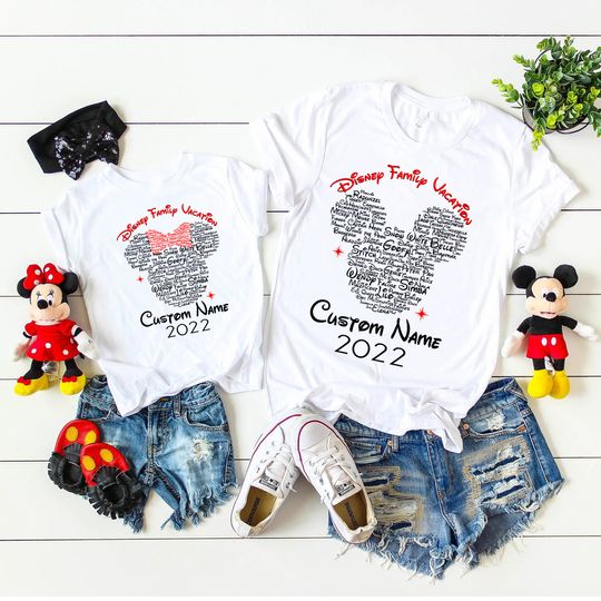 Custom Disney Family Matching Shirt, Disney Vacation 2022 Shirt, Disneyland Shirt, Disney Shirt, Disneyworld Shirt