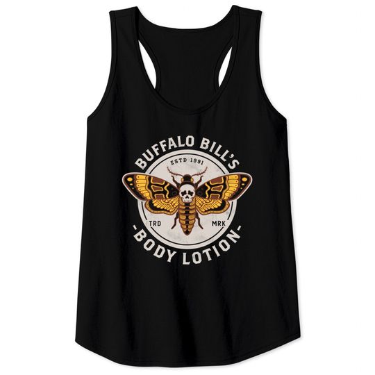 Buffalo Bill's Body Lotion - Vintage Distressed Horror - Silence Of The Lambs - Tank Tops