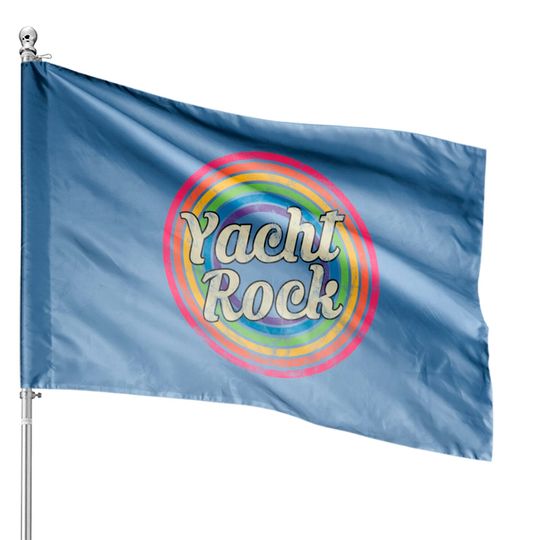 Yacht Rock - Retro Rainbow Faded-Style - Yacht Rock - House Flags