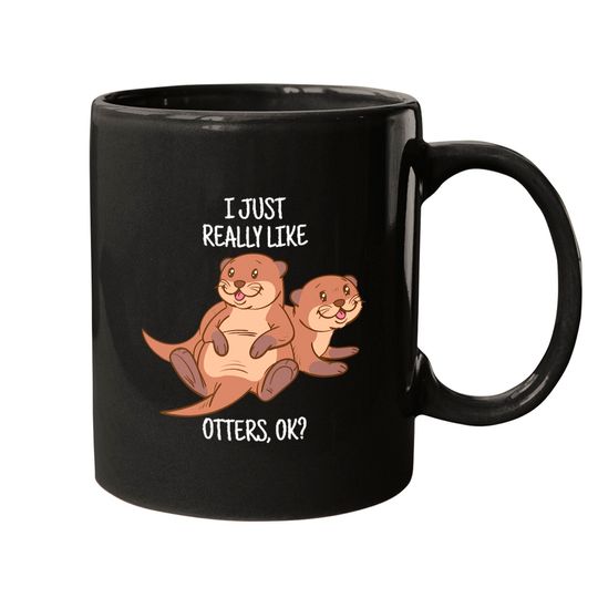 Otter Gift Otter Lover Women Sea Otter Gift for Men Otter Mugs
