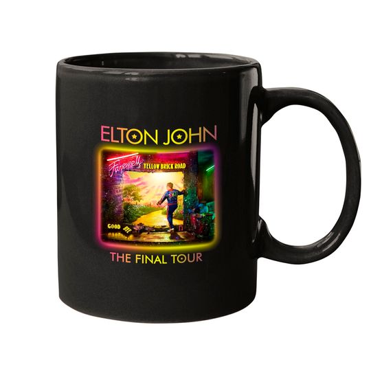 Elton John Farewell Tour 2022 Mugs, The Final Tour 2022 Mugs, Elton John Tour Mugs