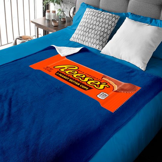 Discover Reese's Peanut Butter Cup - White Baby Blankets