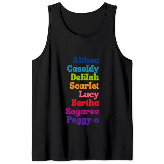 Grateful Dead Song Names Rainbow - Grateful Dead - Tank Tops
