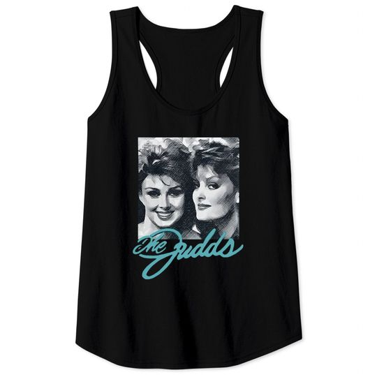 Naomi Judd Tank Tops, The Judds Vintage Naomi And Wynonna Judd Heartland Tour Tank Tops