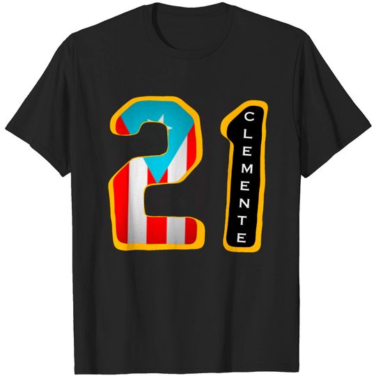 Roberto Clemente 21 Boricua - Roberto Clemente 21 - T-Shirt