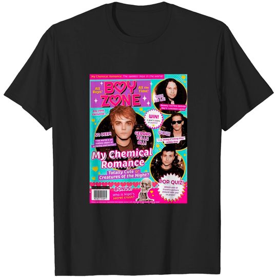 My Chemical Romance Shirt, Boy Zone My Chemical Romance Shirt, My Chemical Romance, Boy Zone Tribute MCR