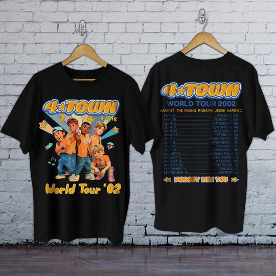 Turning Red - 4TOWN 2002 Tour Shirt, 4Town Shirt ,Turning Red Pixar Shirt, Meilin Lee Turning Red Shirt