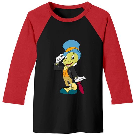 Jiminy Cricket - Pinnochio - Baseball Tees