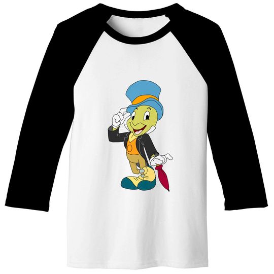 Jiminy Cricket - Pinnochio - Baseball Tees