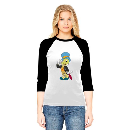 Jiminy Cricket - Pinnochio - Baseball Tees