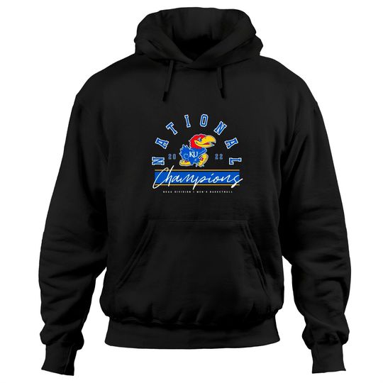 Kansas Jayhawks Logo, National Champion 2022,Final Four March Madness 2022 Hoodies,Kansas Jayhawks NCAA's Men Basketball Hoodies