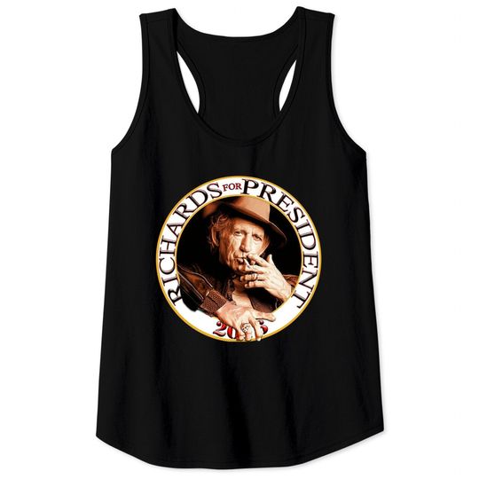 Keith Richards Tank Tops