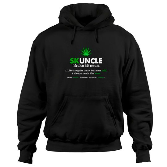 Funny Skuncle Weed Smoker Uncle Marijuana Lover Uncle Gift Hoodies