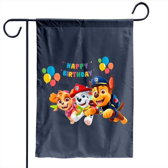 Paw Patrol Happy Birthday Classic Garden Flags