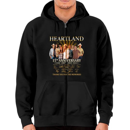 Heartland Movies 15 Years Anniversary Unisex Zip Hoodies