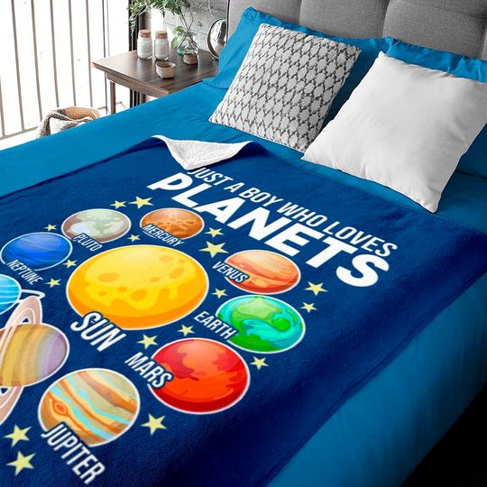 solar system for kids | planet Baby Blankets