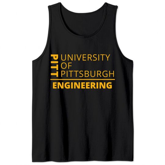 Pitt | University of Pittsburgh | Engineering (Gold) - Pitt - Tank Tops