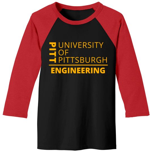 Pitt | University of Pittsburgh | Engineering (Gold) - Pitt - Baseball Tees