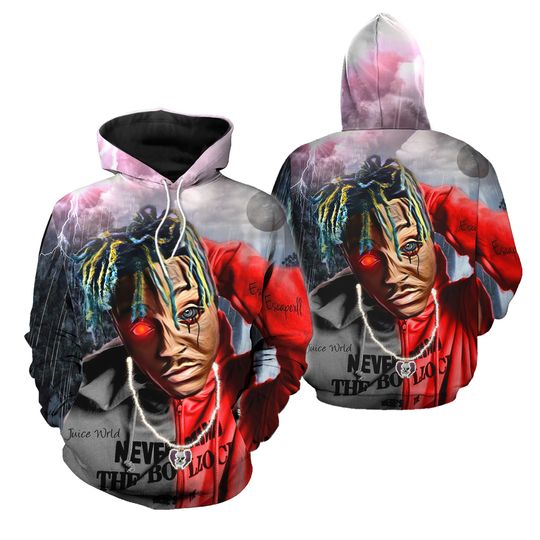 Juice WRLD 3D Hooded