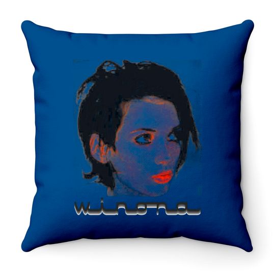 Winona Ryder // Retro 90s Fan Art - Winona Ryder - Throw Pillows