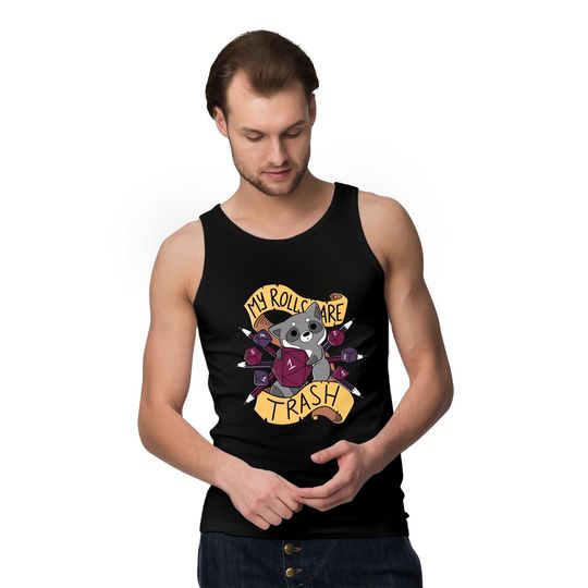 RPG Raccoon - Dungeons And Dragons - Tank Tops