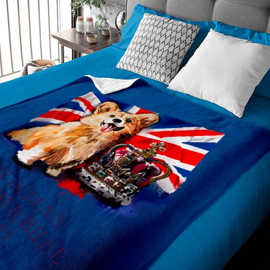 Queen Elizabeth II Platinum Jubilee 2022 CELIBRATION Baby Blankets  Union Jack Baby Blankets