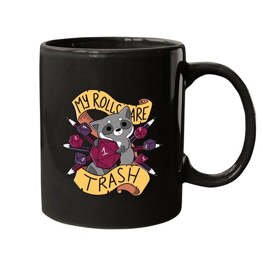 RPG Raccoon - Dungeons And Dragons - Mugs