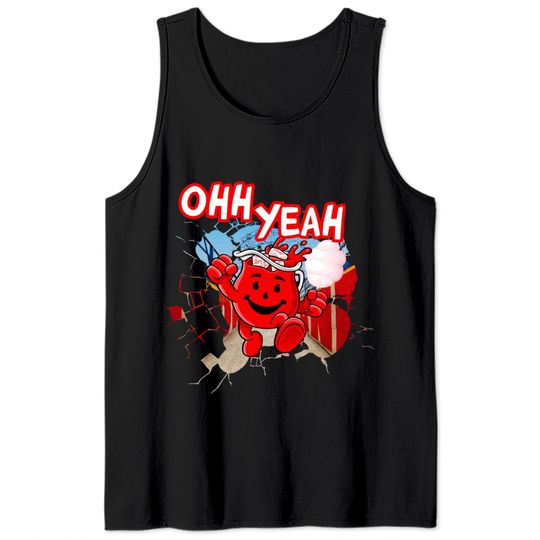 Ohh Yeah Kool Aid Man - Oh Yeah Macho Man Kool Aid - Tank Tops