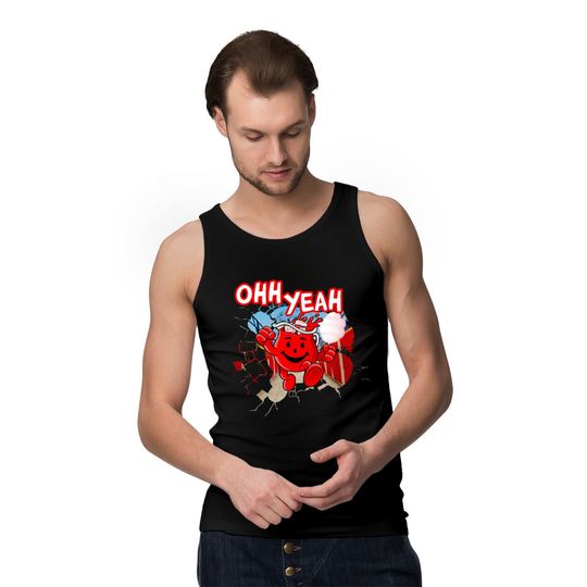 Ohh Yeah Kool Aid Man - Oh Yeah Macho Man Kool Aid - Tank Tops