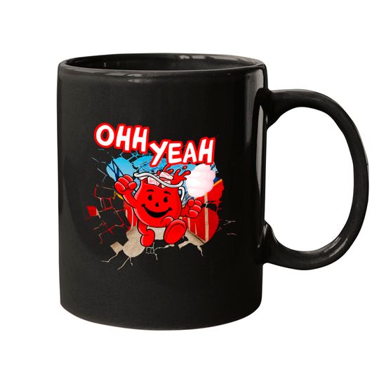 Ohh Yeah Kool Aid Man - Oh Yeah Macho Man Kool Aid - Mugs