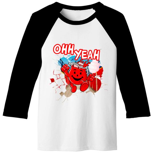 Ohh Yeah Kool Aid Man - Oh Yeah Macho Man Kool Aid - Baseball Tees