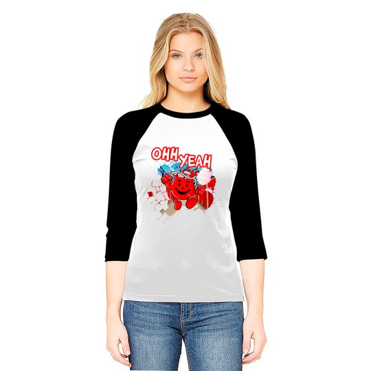 Ohh Yeah Kool Aid Man - Oh Yeah Macho Man Kool Aid - Baseball Tees