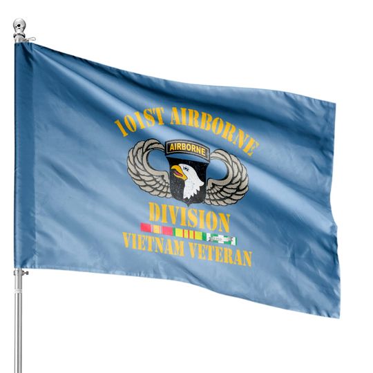 101st Airborne Division Vietnam Veteran House Flag, Veterans Day House Flags