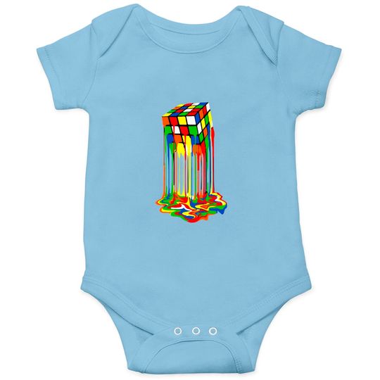 Melting Rubiks Cube - Rubiks Cube - Onesies