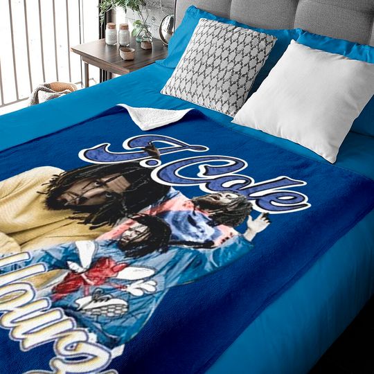 Vintage J. Cole Love Yourz Baby Blankets, Rapper Baby Blankets, bootleg raptees 90s Baby Blankets , Jcole Graphic Baby Blanket CND