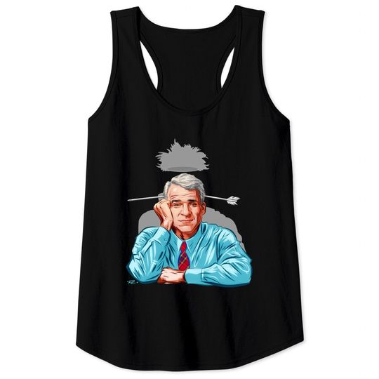 Steve Martin - An illustration by Paul Cemmick - Steve Martin - Tank Tops