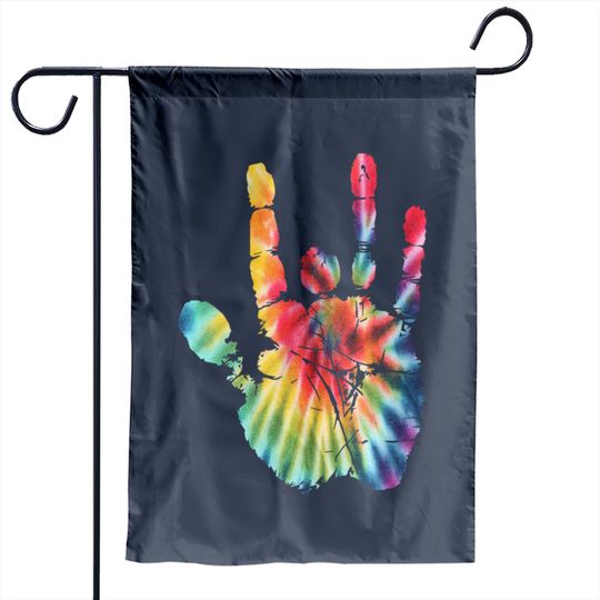 Tie Dye Jerry Garcia Hand - Grateful Dead - Garden Flags