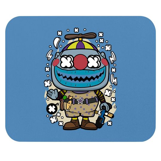 Clown Nightmare Before Christmas - Disney Halloween - Mouse Pads