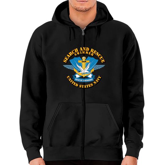 Navy Search and Rescue Swimmer Zip Hoodies