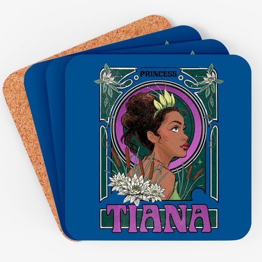 Disney The Princess & The Frog, The Frog Coasters, Disney Princess Coaster, Princess Tiana Coasters, Disney Family Coasters, Disneyland 2022 Coaster