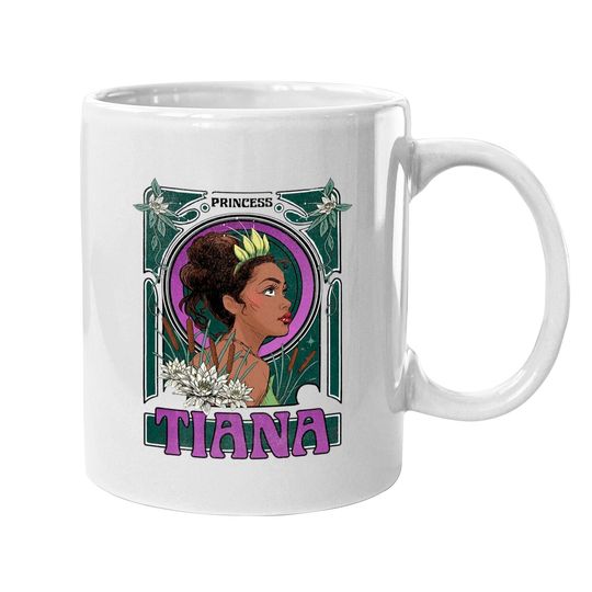 Disney The Princess & The Frog, The Frog Mugs, Disney Princess Mug, Princess Tiana Mugs, Disney Family Mugs, Disneyland 2022 Mug