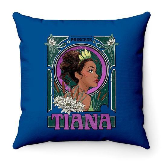 Disney The Princess & The Frog, The Frog Throw Pillows, Disney Princess Throw Pillow, Princess Tiana Throw Pillows, Disney Family Throw Pillows, Disneyland 2022 Throw Pillow