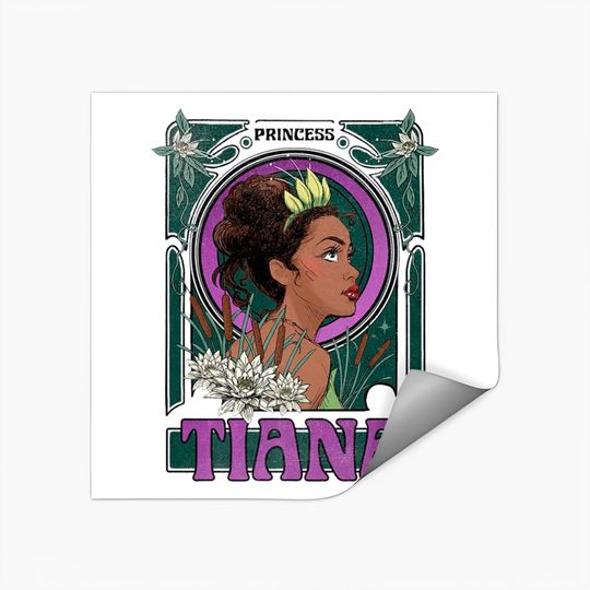 Disney The Princess & The Frog, The Frog Stickers, Disney Princess Sticker, Princess Tiana Stickers, Disney Family Stickers, Disneyland 2022 Sticker
