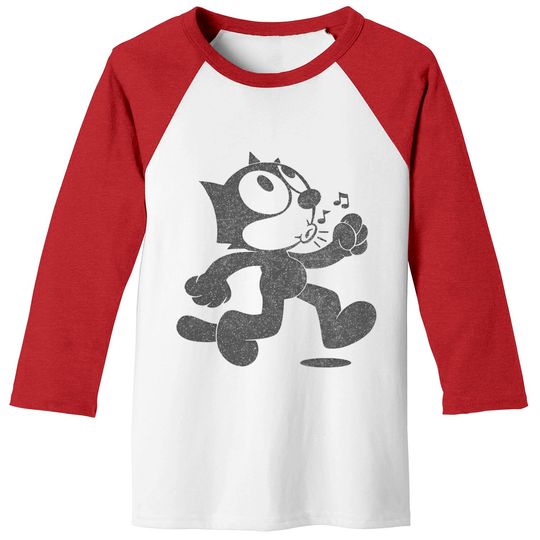 Felix The Cat - Retro Faded Design - Felix The Cat - Baseball Tees