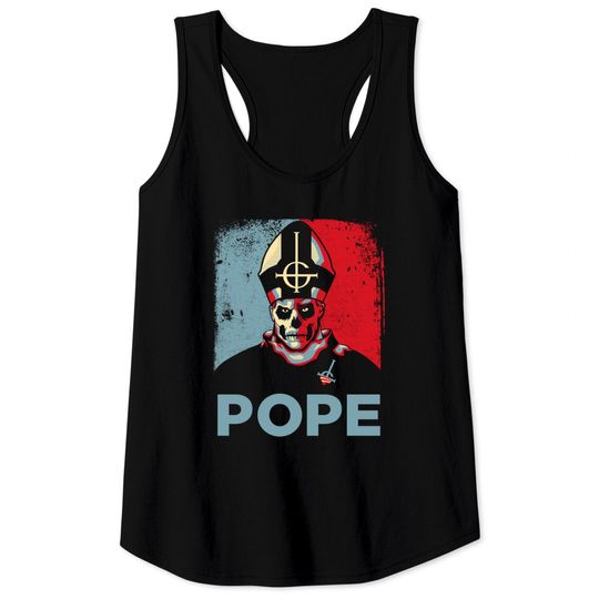 Papa Emeritus - the Pope of Ghost - Ghost Band - Tank Tops
