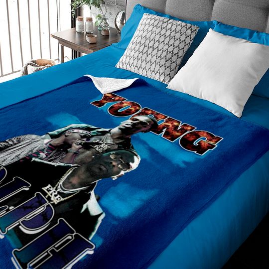 Young Dolph Baby Blanket-90s Inspired Retro Vintage Singer Rapper Baby Blankets