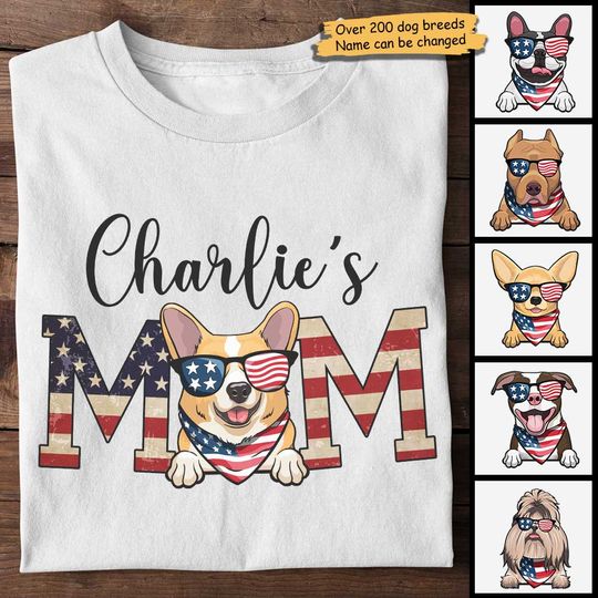 Best Mom Ever - Gift For 4th Of July - Personalized Unisex T-Shirt