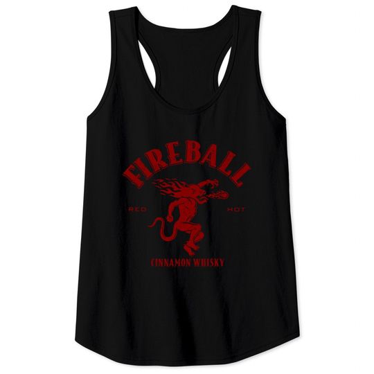Vintage Fireball - Whiskey - Tank Tops