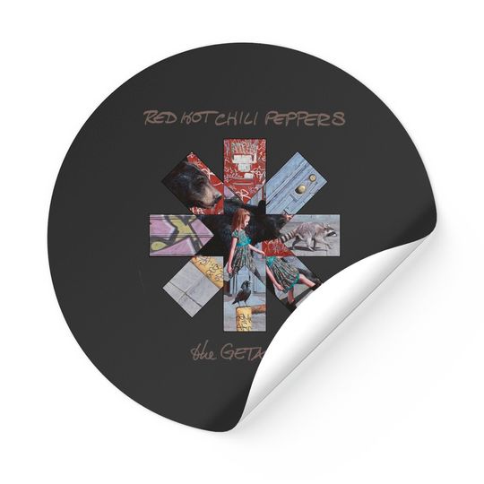 Red Hot Chili Peppers The Getaway Flea Rock Sticker Stickers